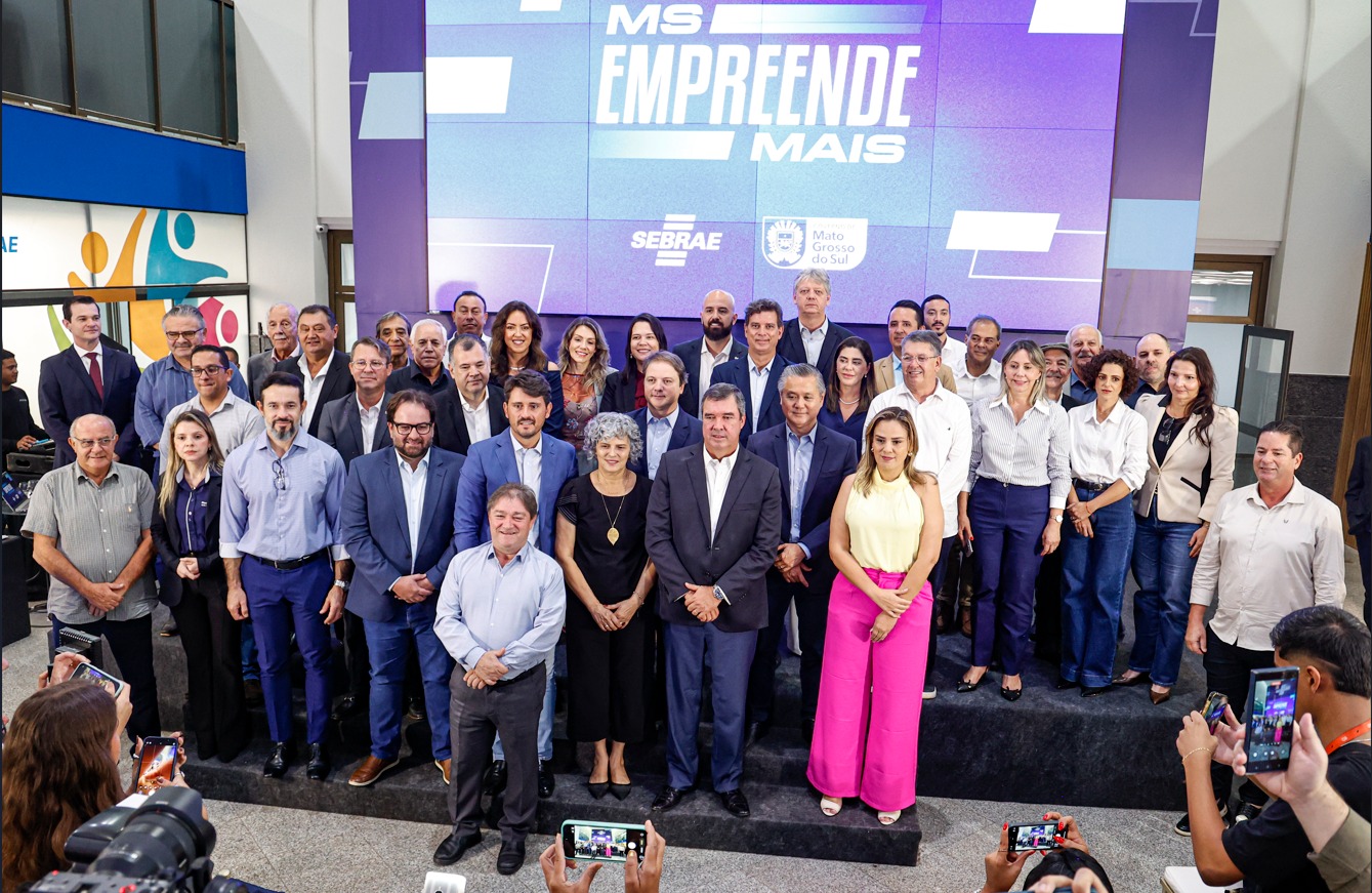 Lideranças públicas, representantes do setor produtivo e instituições parceiras participam do MS Empreende Mais na sede do Sebrae/MS em Campo Grande. Fotos: Messias Ferreira - Sebrae/MS.